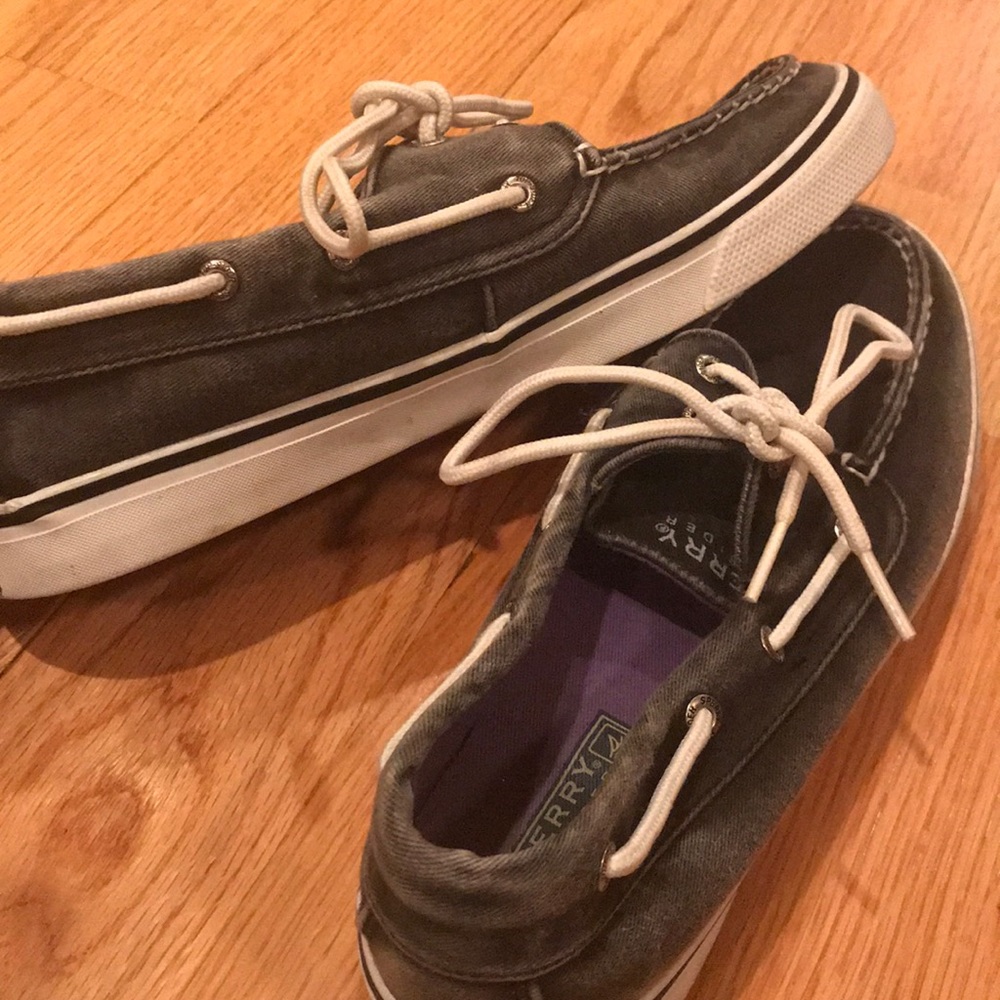 Ash Gray Sperry’s  shoes